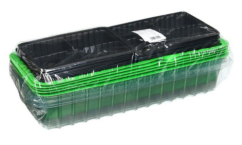 Набор МиниПарник Greengo 5шт Арт-7675050 с Крышкой 8ячеек 400*160*130мм