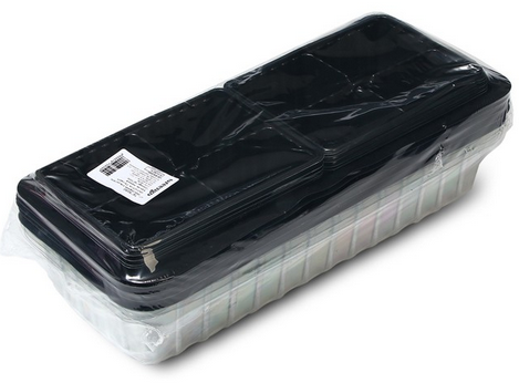 Набор МиниПарник Greengo 5шт Арт-7675050 с Крышкой 8ячеек 400*160*130мм