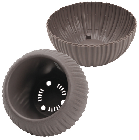 Горшок Сфера 1,7лит Мокачино (с дренажной системой)