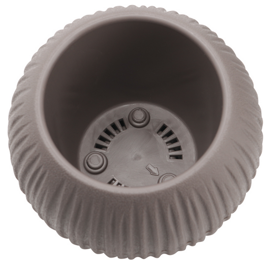 Горшок Сфера 1,7лит Мокачино (с дренажной системой)