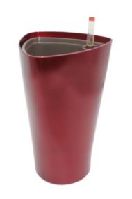 Горшок 1009 Глянец Бордовый 2,5лит (с автополивом)