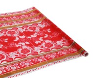 Пленка прозрачная с рисунком Президент Арина Красная 60см/200гр