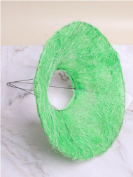 Каркас для букета 25см Сизаль Гладкий Салатовый