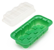 Набор Парник под Торфяные таблетки 5шт 30-36мм*11ячеек (с крышкой) 240*120*110мм