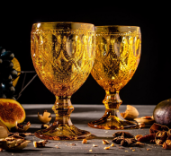 Набор Бокалов Magistro Варьете Жёлтые 2шт*320мл Арт-4826327