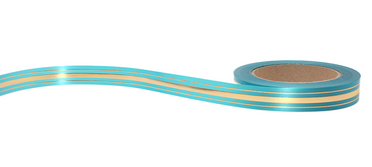 Лента Золот полоса Классика 2см*50ярд Голубая РОССИЯ