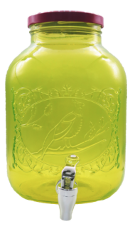 Лимонадник Золотой Фазан Жёлтый 5лит Арт-TО-110 (без подставки)