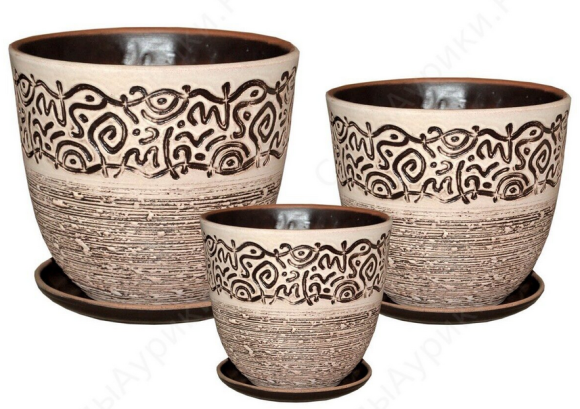 Кашпо Бутон №-ИВ-01 Альфа №-1 (D-12см)