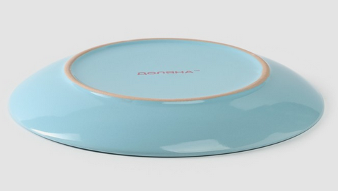 Тарелка керамическая Пастель Голубая Арт-5046397 D-19см