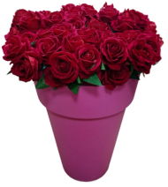 Роза 65см Бархатная Арт-20-R4 одиночная