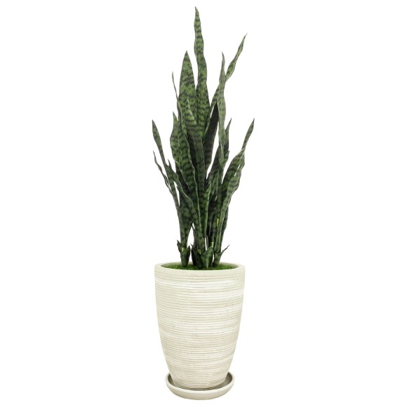 Кашпо уличное Полоски высокое D-39см H-55см