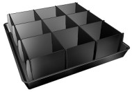 Ящик для рассады 9 ячеек 265*265мм (пластиковый) Арт-ЯР-9 Ящик для рассады 9 ячеек 265*265мм (пластиковый) Арт-ЯР-9