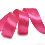 Лента Атласная 20мм*45ярд Ярко-Розовая