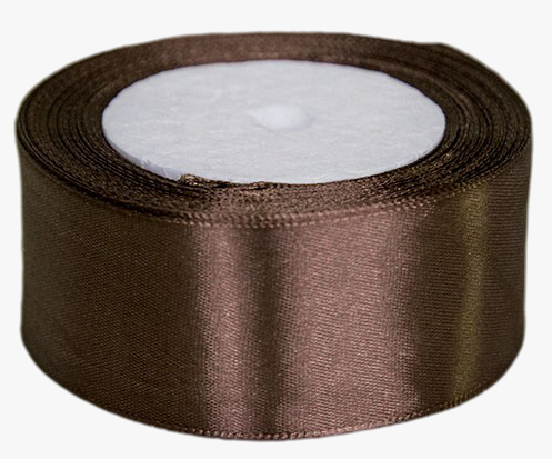 Лента Атласная 40мм*25ярд Шоколад Лента Атласная 40мм*25ярд Шоколад