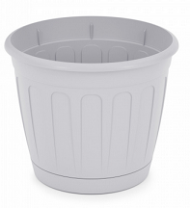 Горшок Дионис 3,6лит Серый с поддоном М-8525 (БАШ)