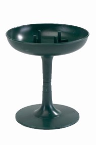 Поддон для Пиафлора на ножке Зелёный 13*14см цена за 1 шт Поддон для Пиафлора на ножке Зелёный 13*14см цена за 1 шт