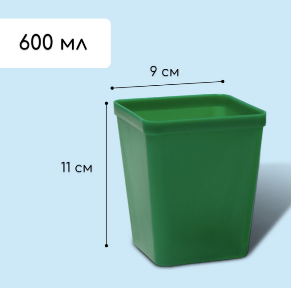 Набор для рассады Greengo стаканы 200мл*18шт + поддон 37×18см Арт-3341026