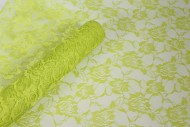 Сетка Гипюр Салатовая 50см*5м