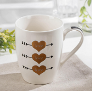 Кружка керамическая Стрелы Амура Доляна Арт-6342473 350мл