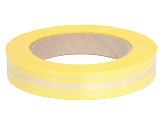 Лента Золот полоса Классика 2см*50ярд Жёлтая РОССИЯ