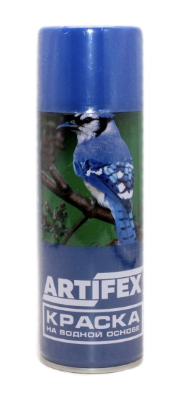 Спрей - краска Синяя Artifex для декора на водной основе 520мл