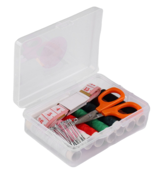 Швейный набор 22 предмета в пластиковом контейнере 90×60×30мм Арт-1277144 Швейный набор 22 предмета в пластиковом контейнере 90×60×30мм Арт-1277144