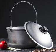 Казан Походный 7лит с Крышкой алюминиевый Арт-3296047