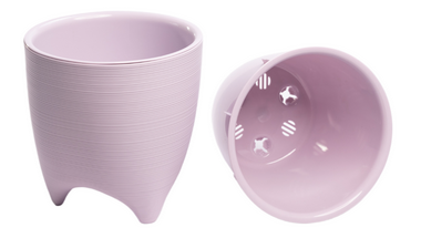 Горшок на ножках Де Коста 2,25лит Сиреневый D-160мм (с дренажной системой)