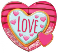 Валентинка Love Арт-2-55-14224 20шт