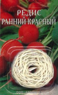 Редис на ленте Ранний Красный ЦВ/П (АРТИКУЛ) 6м скороспелый Редис на ленте Ранний Красный ЦВ/П (АРТИКУЛ) 6м скороспелый