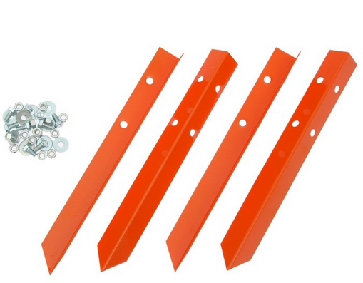 Клумба Оцинкованная 195*100*15см Оранжевая Greengo Грядка