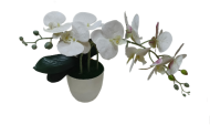 Орхидея в горшке искусственная 35см Арт-1094-1