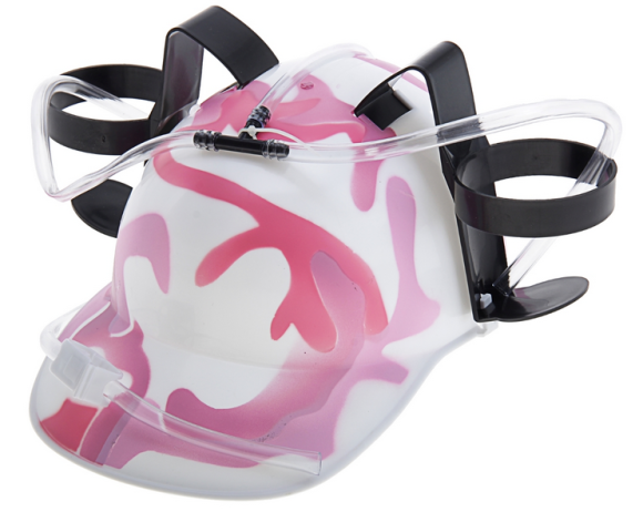 Каска с отверстием под банки женская 329537