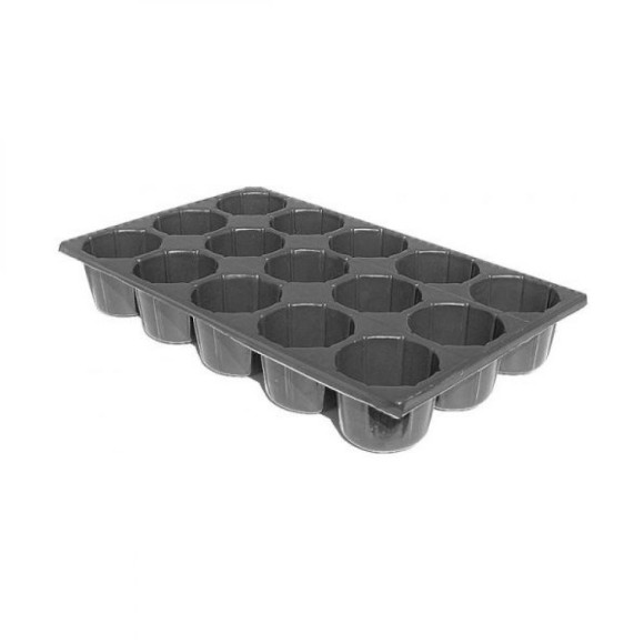 Палета для рассады круглые 15 ячеек 525мл (540*325мм)