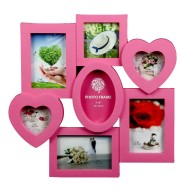 Фоторамка Коллаж Грёзы 7фото Розовая 1194165