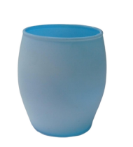 Подсвечник Фликер 7,7*8,5см Голубой Арт-27-1331-2983 Стекло