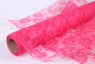 Сетка Гипюр Тёмно Розовая 50см*5м