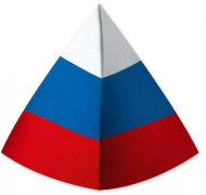 Пилотка Триколор на резинке Арт-59.422.00