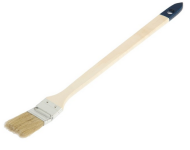Кисть плоская деревянная длинная ручка 38мм