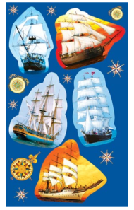 Наклейка Парусники Арт-0-11-157