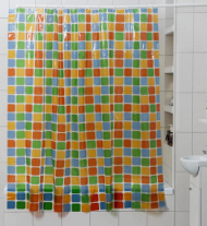 Штора для ванной Мозаика 180*180см Арт-4473426