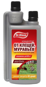 Доктор Клаус Концентрат от Клещей Муравьев 250мл (1уп/10шт) Доктор Клаус Концентрат от Клещей Муравьев 250мл (1уп/10шт)