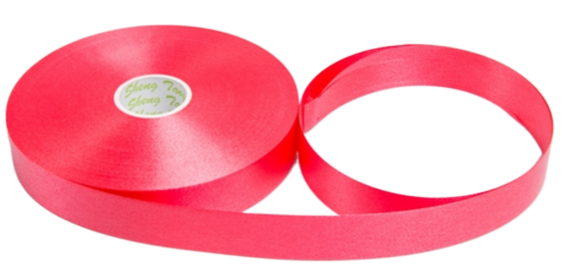 Лента Простая 1.8см*100ярд Красная цвет 30