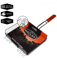 Решётка гриль Глубокая для мяса 28*31*6см с антипригарным покрытием 2816522 1 ЭТАЖ