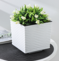 Горшок Стиль 3лит Мрамор (с дренажной системой)