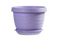 Горшок Толедо 4,5лит D-24см Лаванда с поддоном