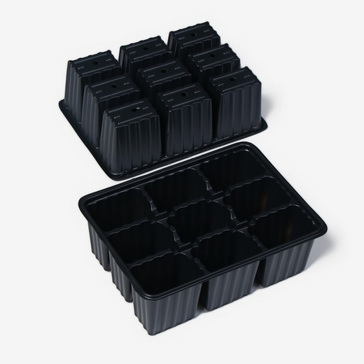 Набор МиниПарник Greengo 5шт Арт-4001634 с Крышкой 27ячеек 570*180*60мм