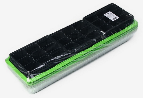 Набор МиниПарник Greengo 5шт Арт-4001634 с Крышкой 27ячеек 570*180*60мм