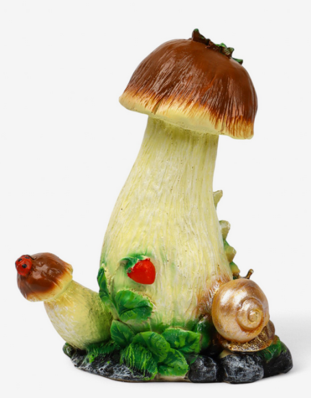Фигурка Гриб с улиткой 32см Арт-1360684
