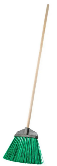 Метла пластиковая плоская Гардена с Черенком